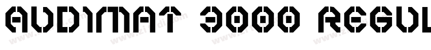 Audimat 3000 Regulie字体转换